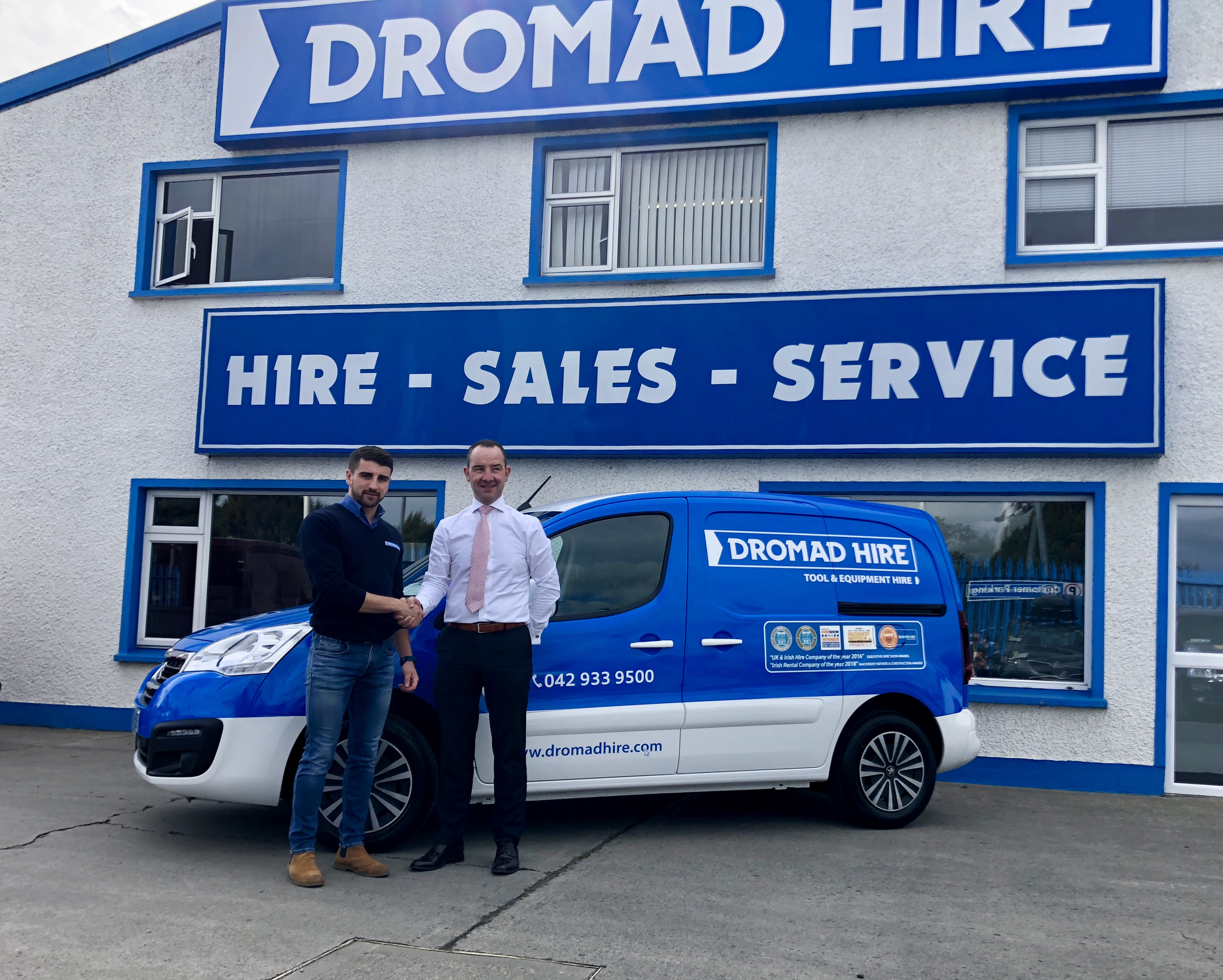 New Service Vans Arriving at the Companies Head Office in Dundalk 7-9-18