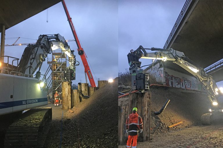 Groundforce launches side-grip piling hammer in Ireland