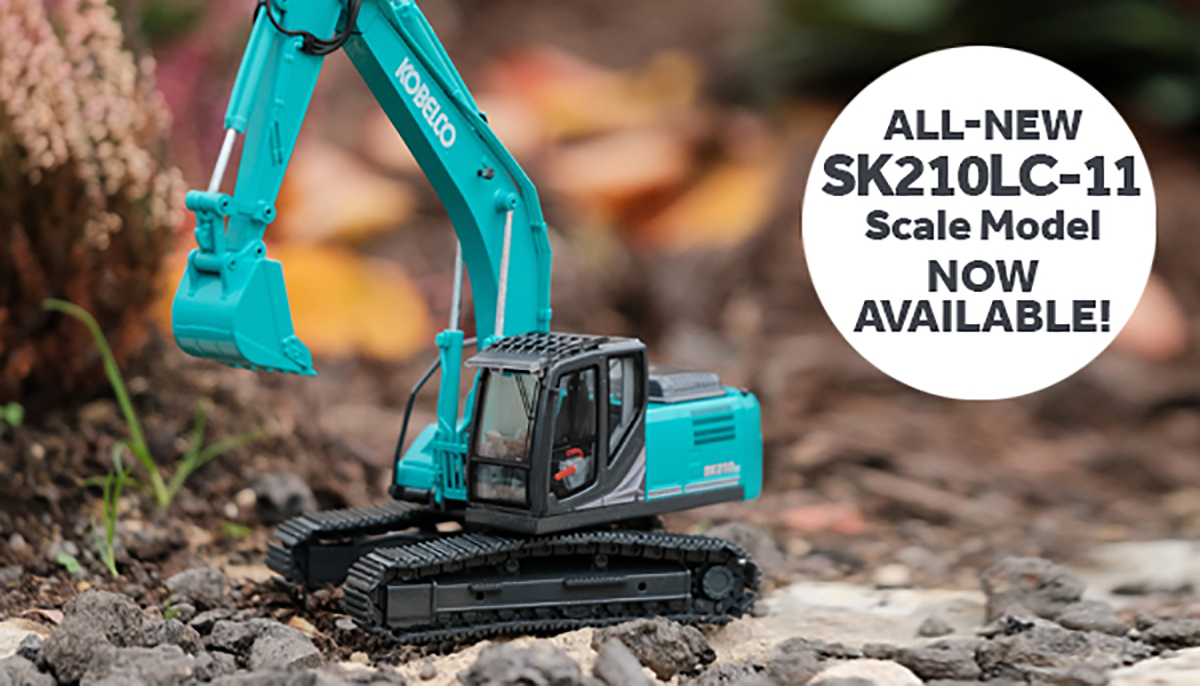 Kobelco SK210LC-11 Scale model - Machinery Movers Magazine