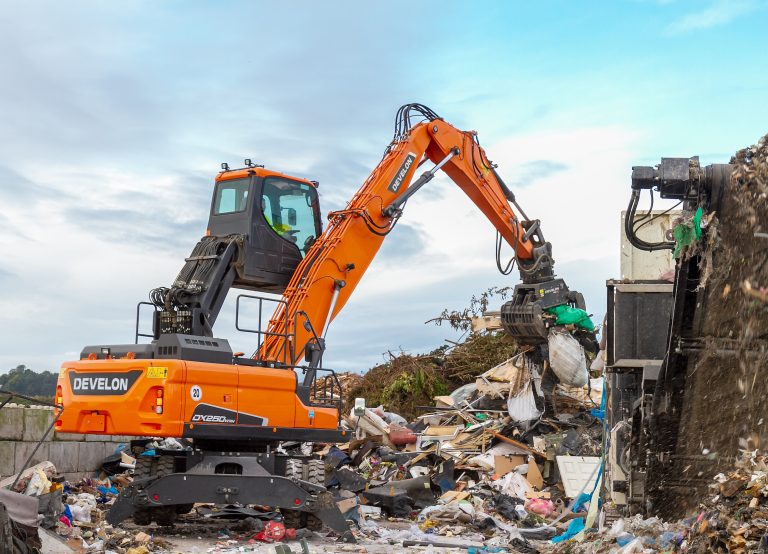 New DX230WMH-7 & DX250WMH-7 Material Handlers from Develon