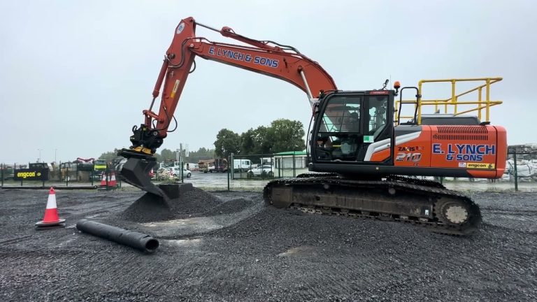 Engcon Dig Days in Dublin Ireland with Hitachi Excavators