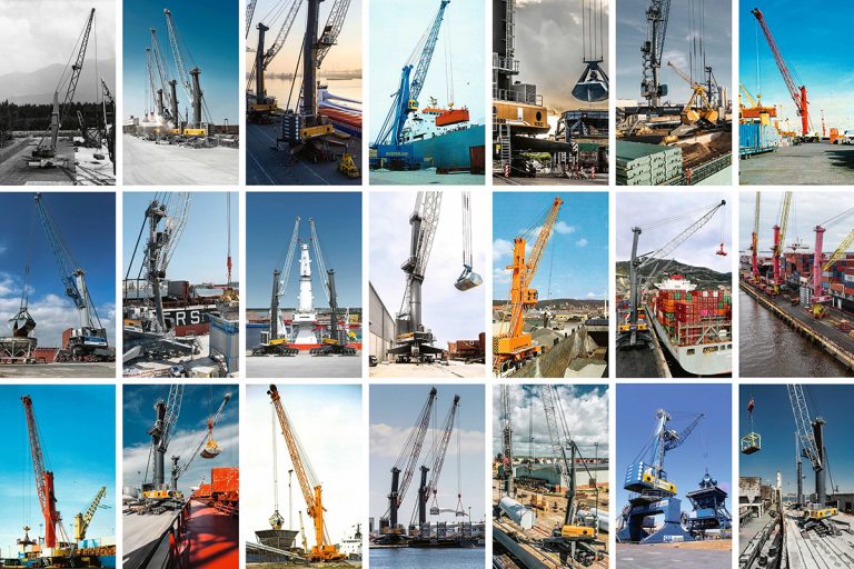 50 years of excellence: celebrating the Liebherr mobile harbour crane
