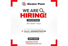 SALES ADMINISTRATOR – SLEATOR PLANT