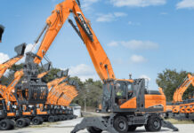 New DX270WMH-7 Material Handler from DEVELON