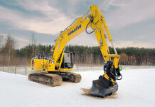 engcon and Komatsu announce enhanced integration through seamless tiltrotator technology
