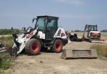 Bobcat machinery plays a key role in the construction of one of Italy’s largest agro-photovoltaic plants