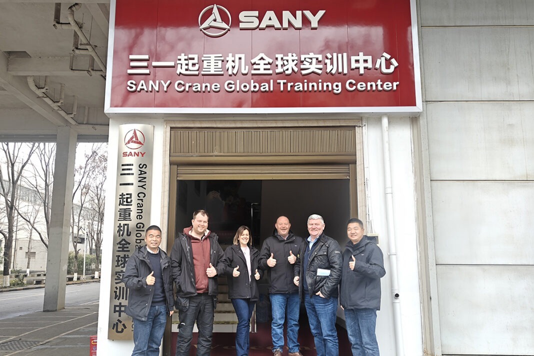 SANY UK & Crowland Cranes visit Global Training Centre - Ning Xiang, China