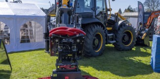 Rototilt UK marks ScotPlant reveal with Owen Gillard’s custom black JCB 4CX and limited edition RC3 tiltrotator