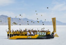 JCB’s Hydrogen Rocket reaches a land speed of 412mph