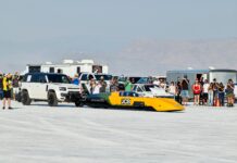 JCB Hydromax powers To 368.347mph on road To FIA record attempt