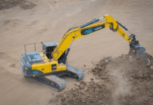 World first for Yuchai 22tonne excavator sold by Irish and UK Yuchai distributor Kerry Plant Sales to AQC Construction Yuchai machine