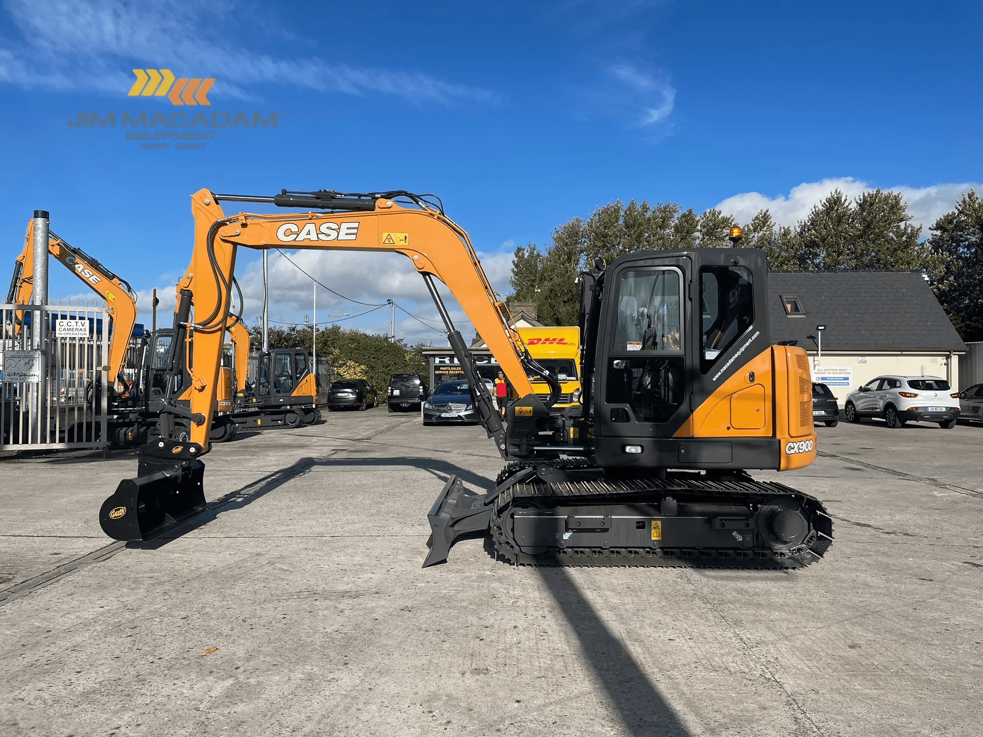 Case CX90D MSR 9 Ton Midi Excavator