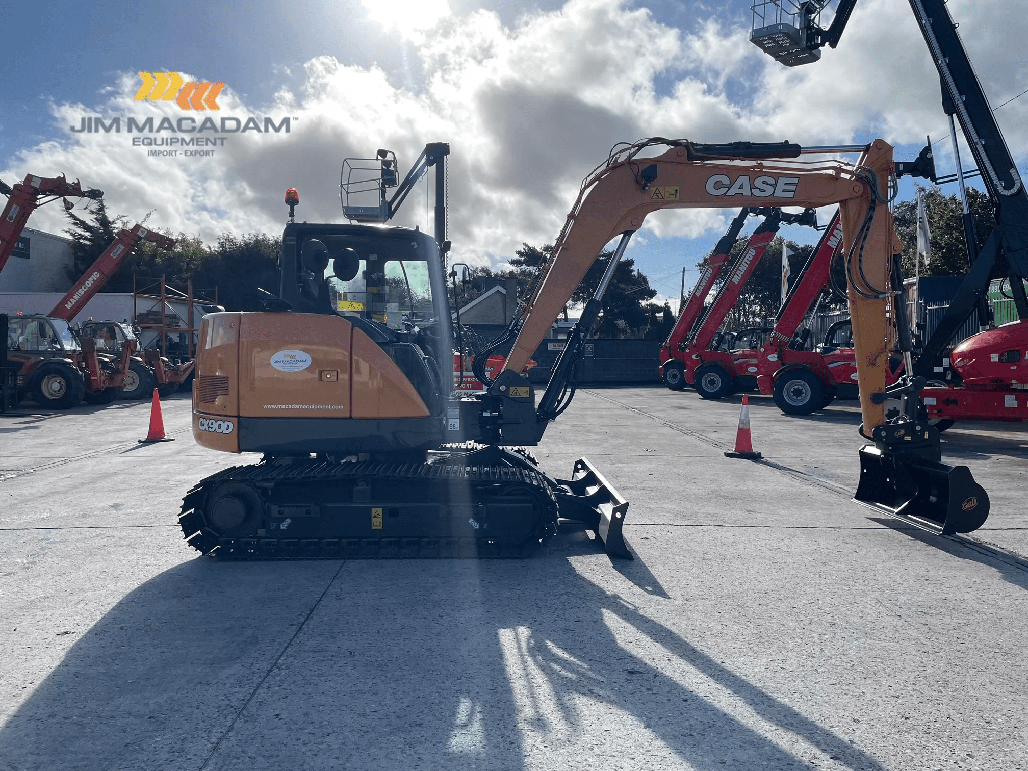 Case CX90D MSR 9 Ton Midi Excavator