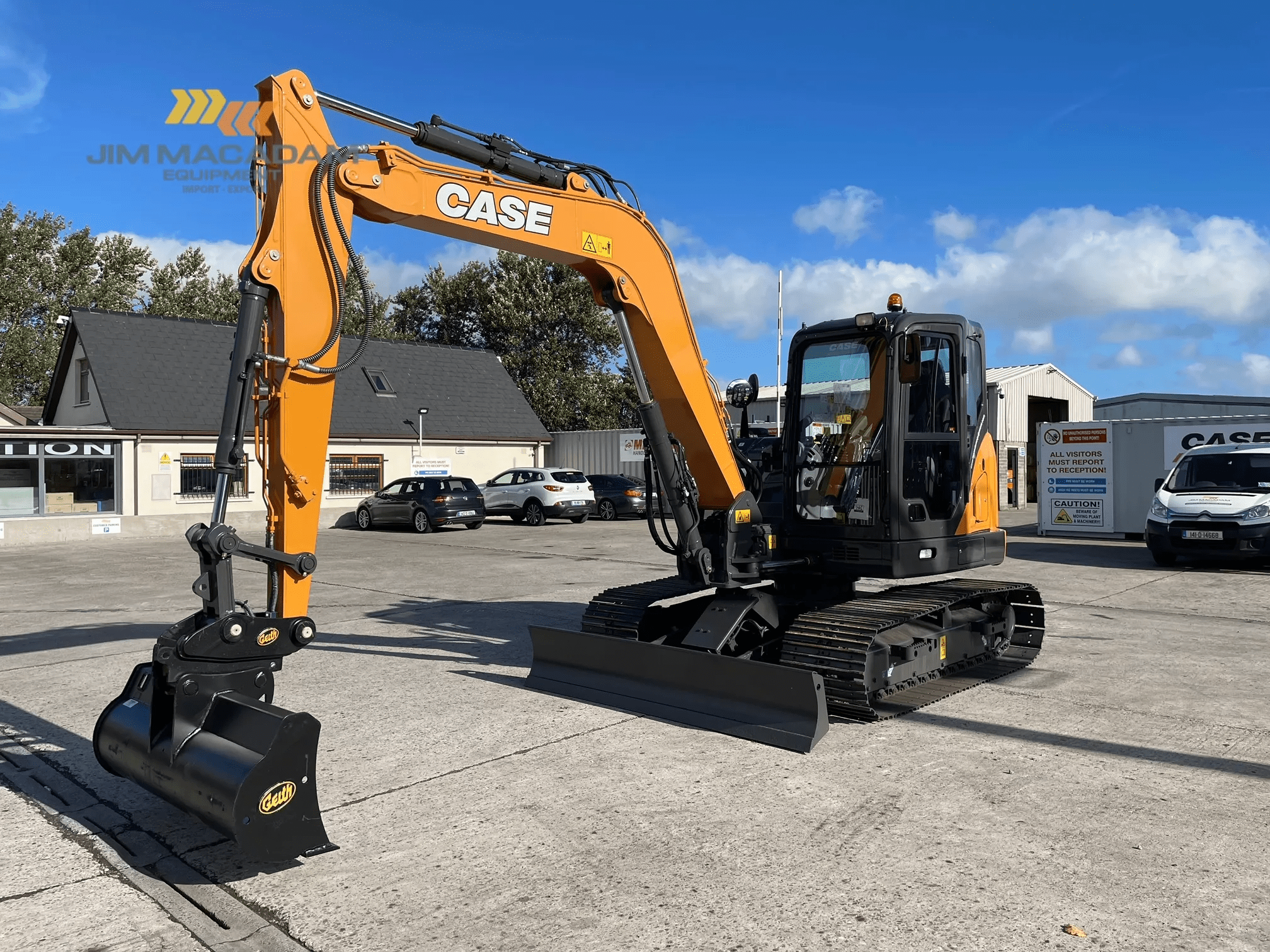 Case CX90D MSR 9 Ton Midi Excavator