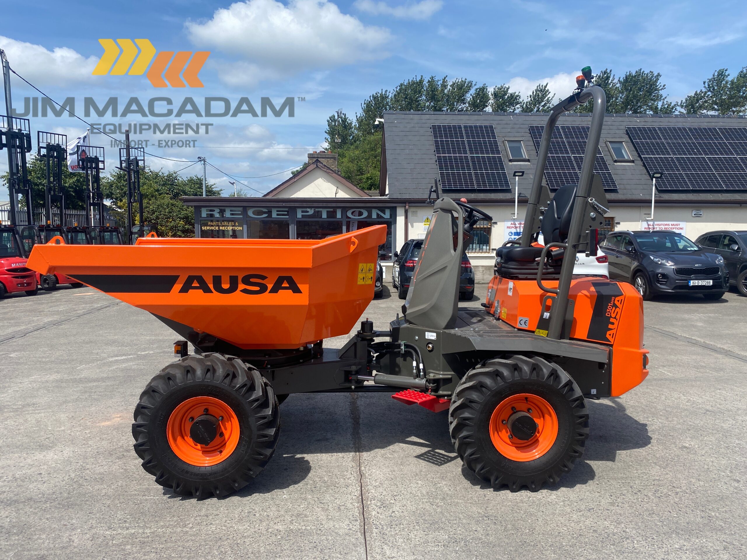 Ausa D301 AHG 3 ton Swivel Dumper