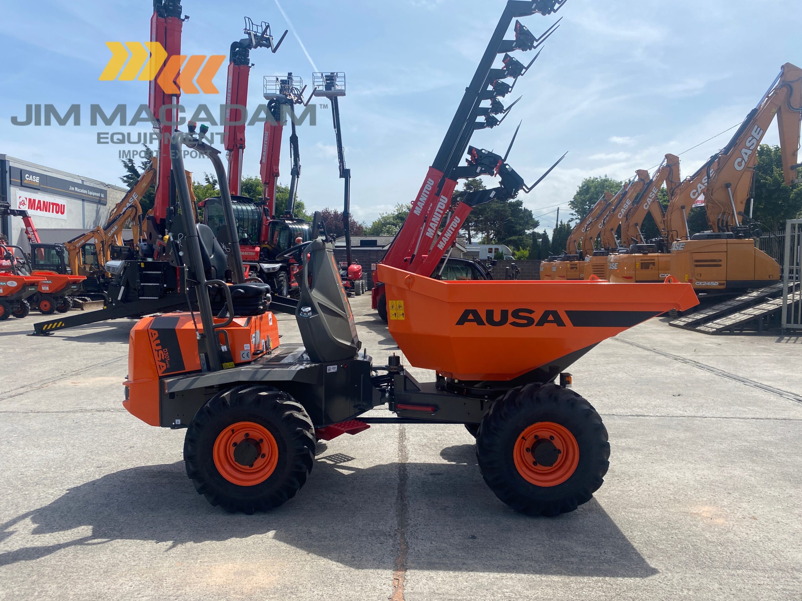 Ausa D301 AHG 3 ton Swivel Dumper