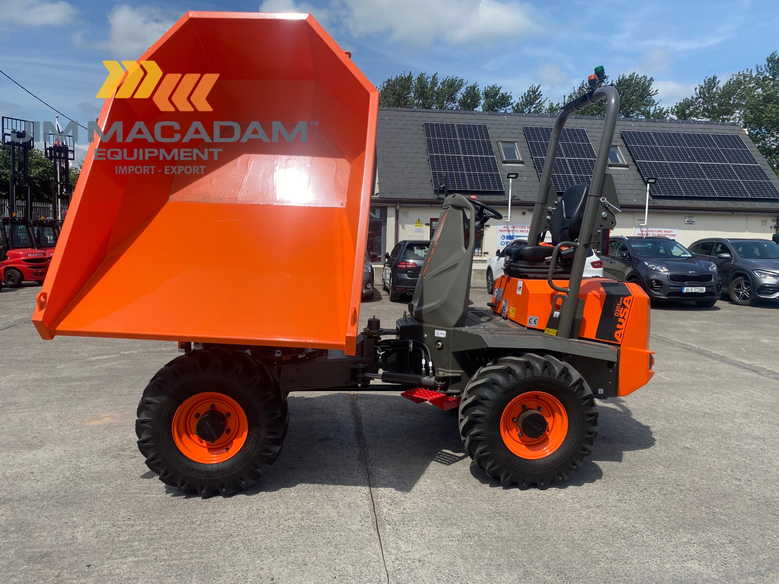 Ausa D301 AHG 3 ton Swivel Dumper