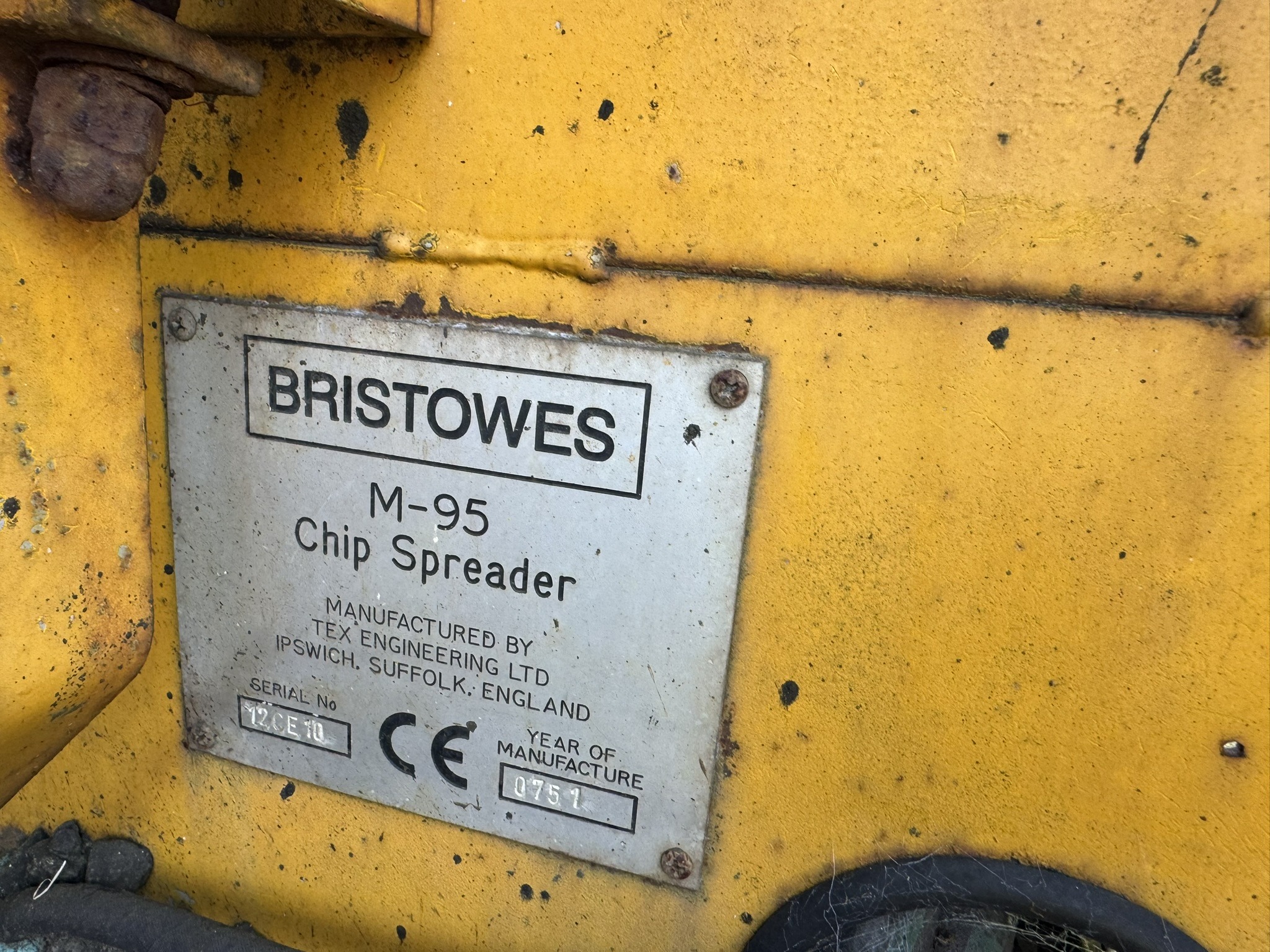 Bristowes M95 12′ Chip Spreader