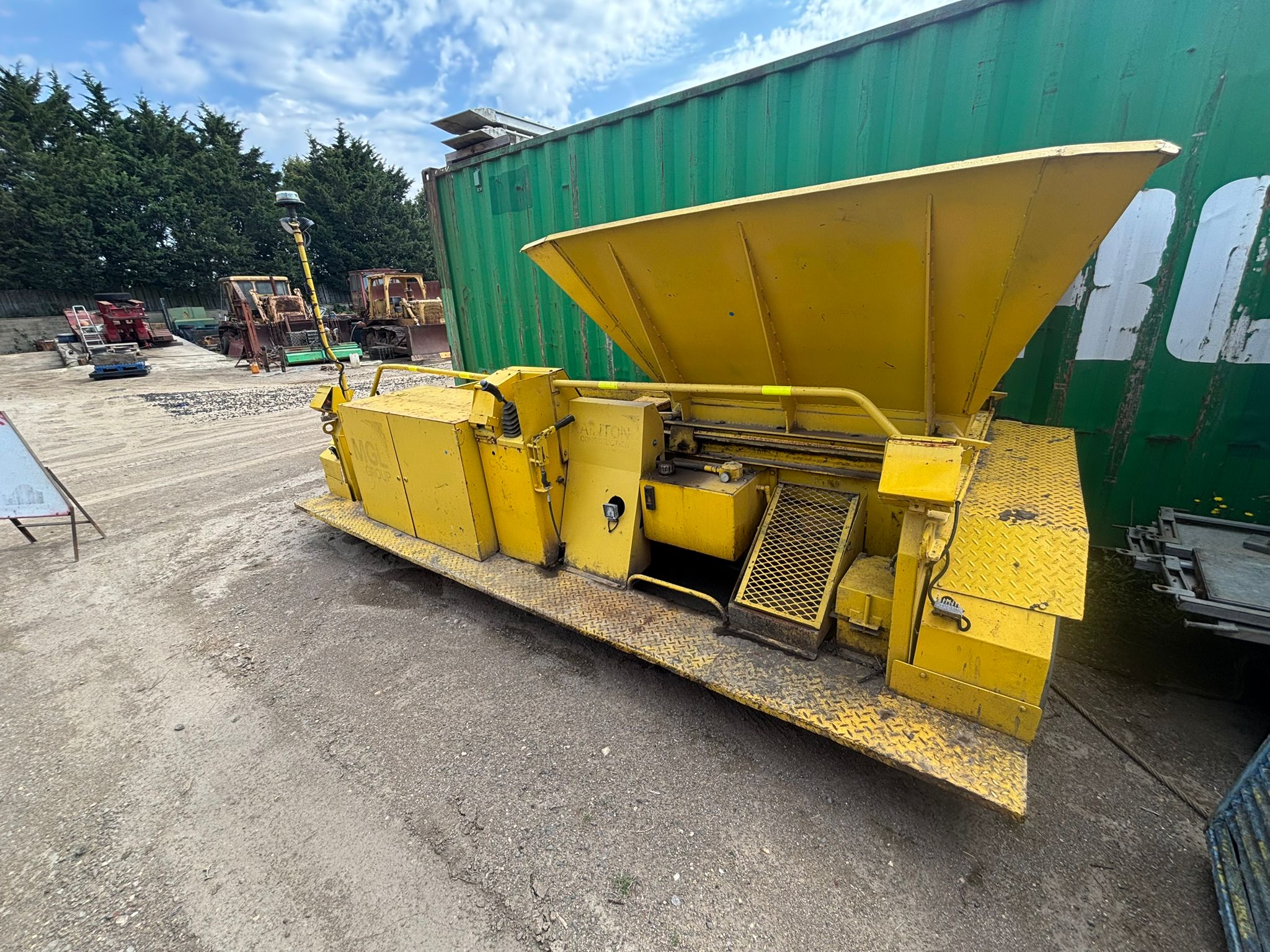 Bristowes M95 12′ Chip Spreader with Kubota Engine