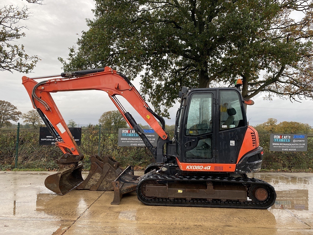 Kubota KX080-4a Excavator 2017