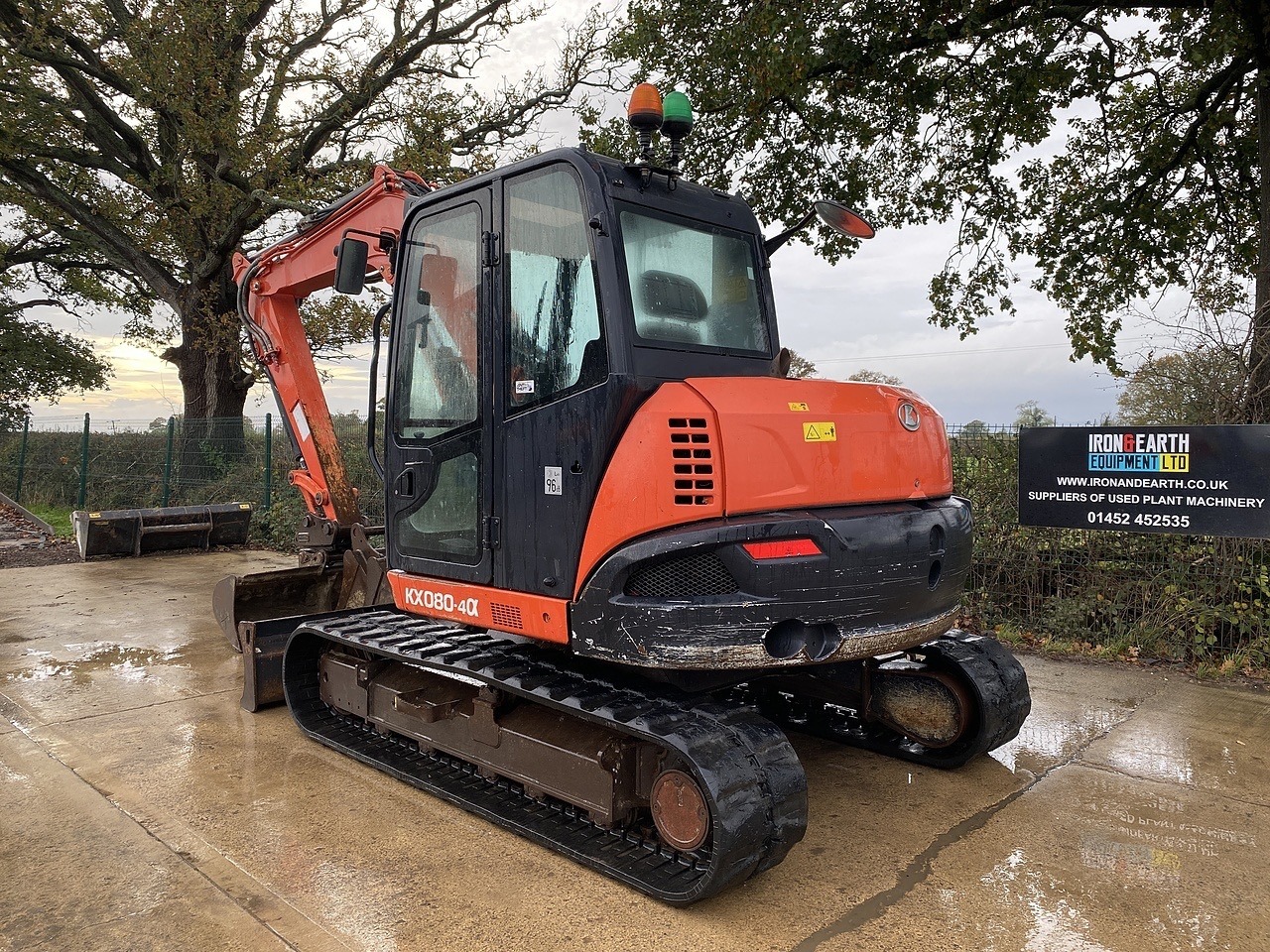 Kubota KX080-4a Excavator 2017