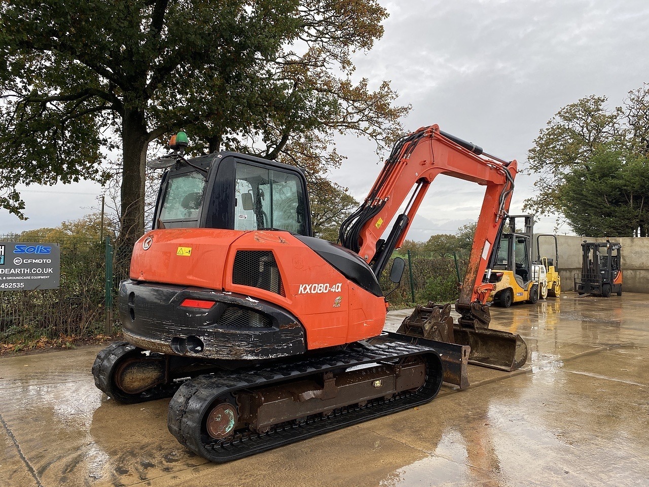 Kubota KX080-4a Excavator 2017